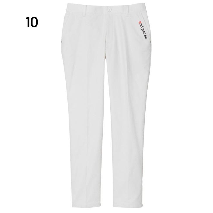 and per se（アンパスィ） ゴルフパンツ 冬用 スラックス メンズ