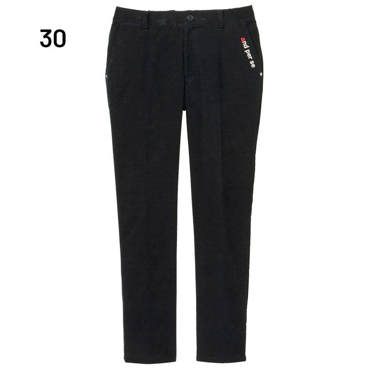 and per se（アンパスィ） ゴルフパンツ 冬用 スラックス メンズ