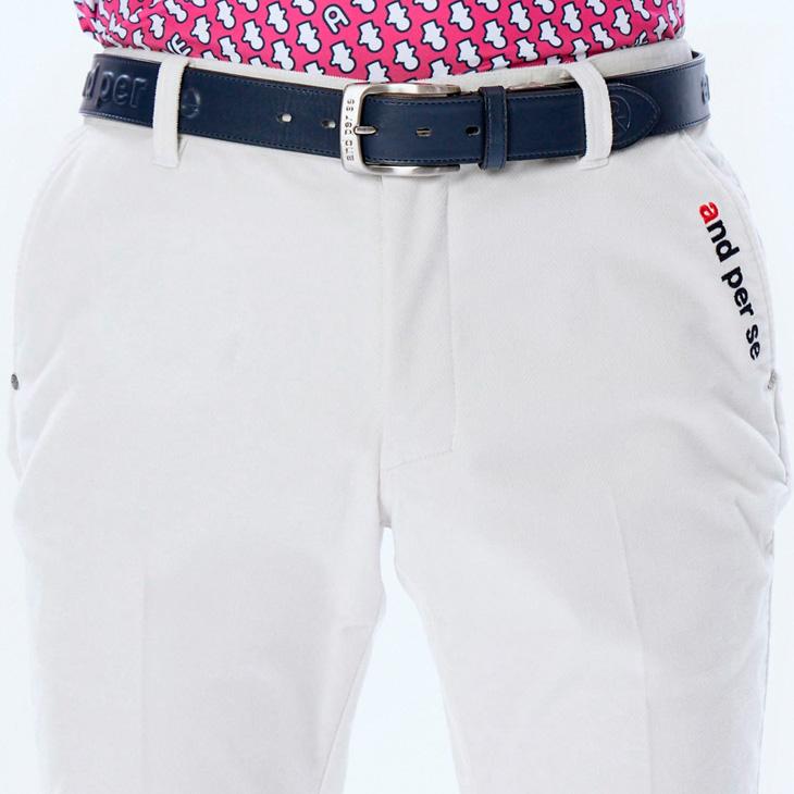 and per se（アンパスィ） ゴルフパンツ 冬用 スラックス メンズ