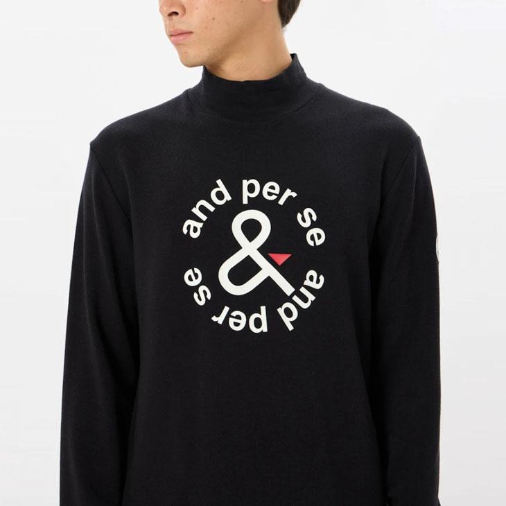 and per se 長袖ハイネックシャツ　クルーネックダンボールスウェット 楽天市場】【50％OFF！セール】アンパスィ/and per se(秋冬モデル