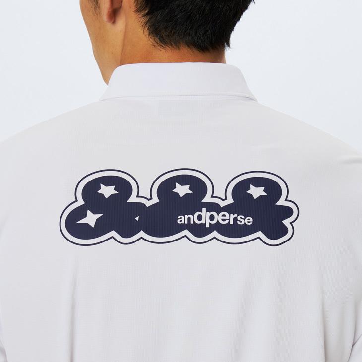 アンパスィ 半袖シャツ 衿つき メンズ ゴルフウェア and per se GOLF