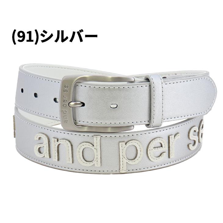 and per se（アンパスィ） ゴルフ用ベルト メンズ ウエスト100cm対応