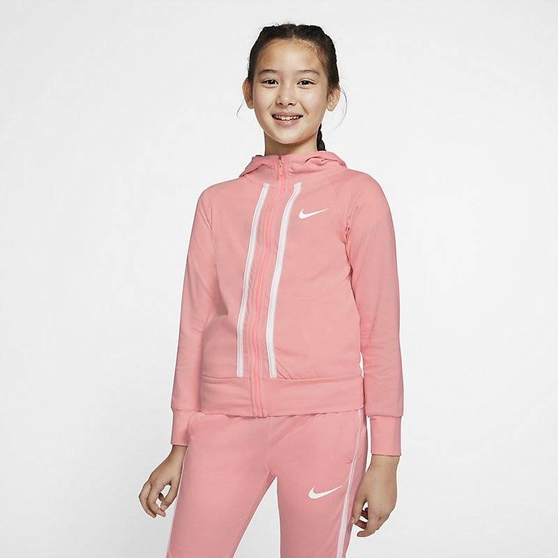 スウェット 長袖 パーカー キッズ 女の子 ジュニア 子ども アウター Nike ナイキ Yth ガールズ フルジップ ジャージー スポーツウェア Aq9051 697 Aq9051 697 World Wide Market 通販 Yahoo ショッピング