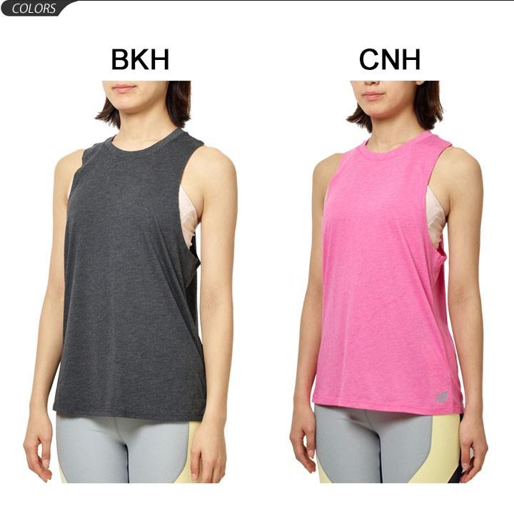 タンクトップ ノースリーブシャツ レディース Newbalance ニューバランス ベーシックタンク スポーツウェア スリーブレス 袖なし Awt Awt World Wide Market 通販 Yahoo ショッピング