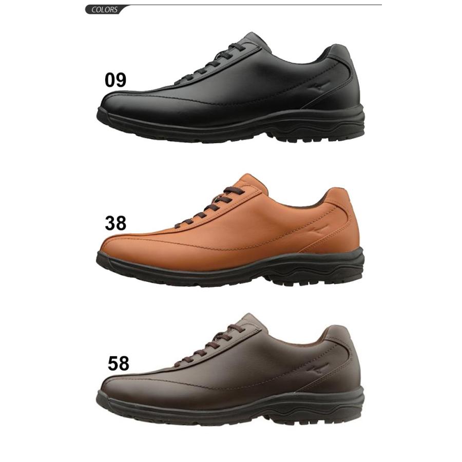 【最安値挑戦】ウォーキングシューズ メンズ ミズノ Mizuno LD40 IV 紳士靴 ワイドフィット 3E相当 天然皮革 男性用 長距離ウォーキング/B1GC1617 【取寄】【返品不可】 マグネットバックル