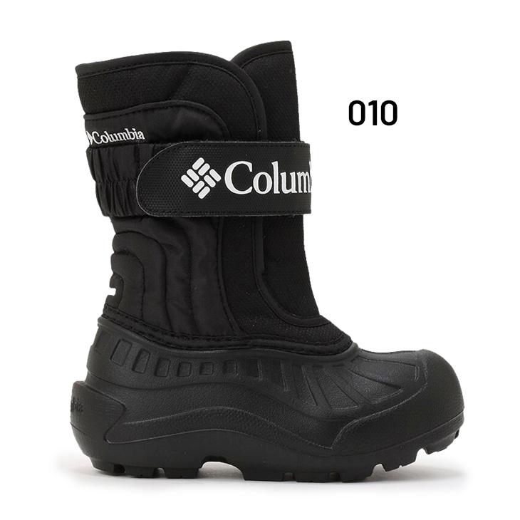 スノーボードブーツ 子ども用 ブラック/グリーン　18cm Columbia（コロンビア） キッズ スノーブーツ 15-18cm 子ども用 防寒