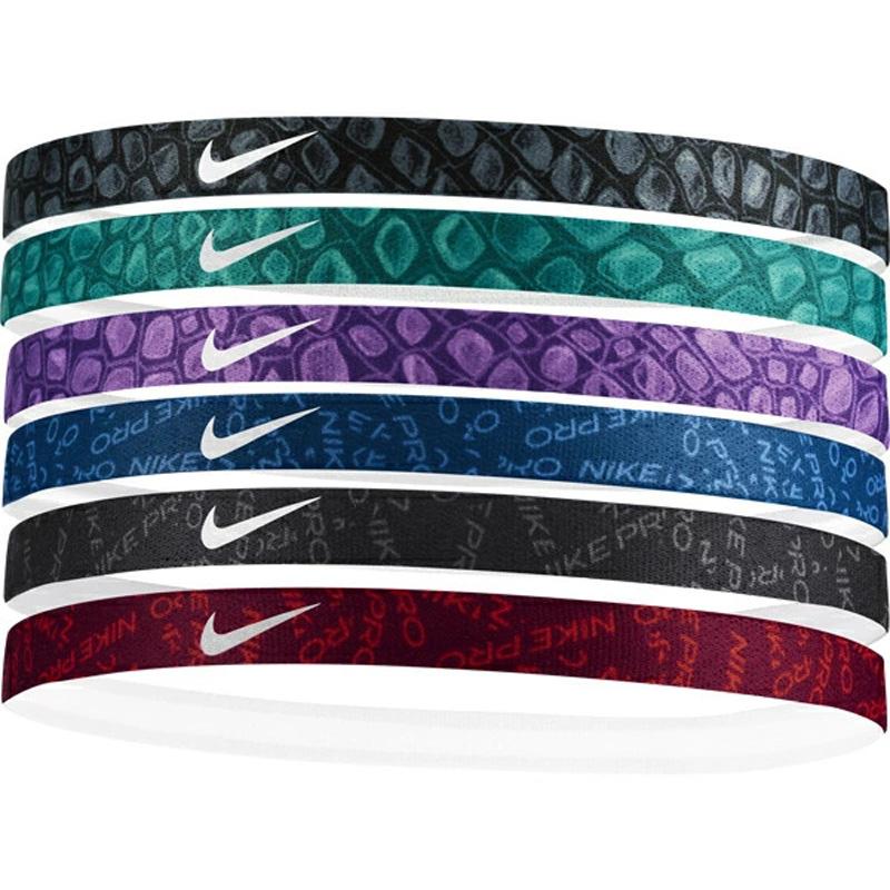 NIKE（ナイキ） プリンテッド ヘッドバンド 6本パック メンズ