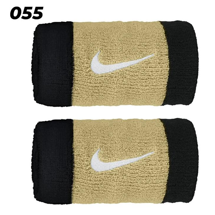 NIKE（ナイキ） スウッシュ ダブルワイド リストバンド 2個セット 汗