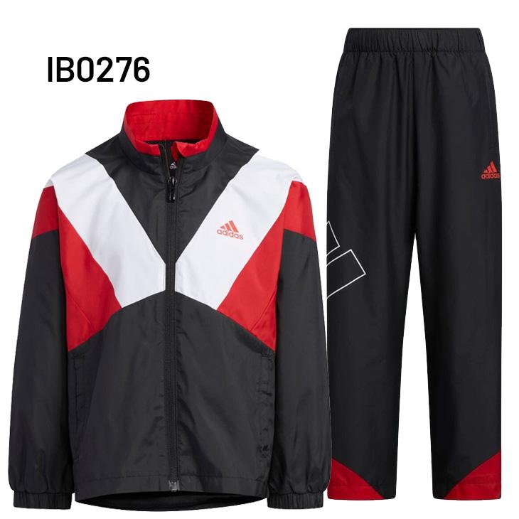 adidas ウィンドブレーカー　上着　裏起毛　通学　黒　赤　160cm 新品 adidas（アディダス） キッズ ウィンドブレーカー 上下 130-160cm 子供