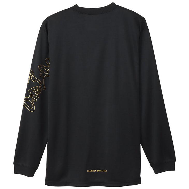 チャンピオンバスケットボールウォームアップシャツジャージ上L下M 黒
