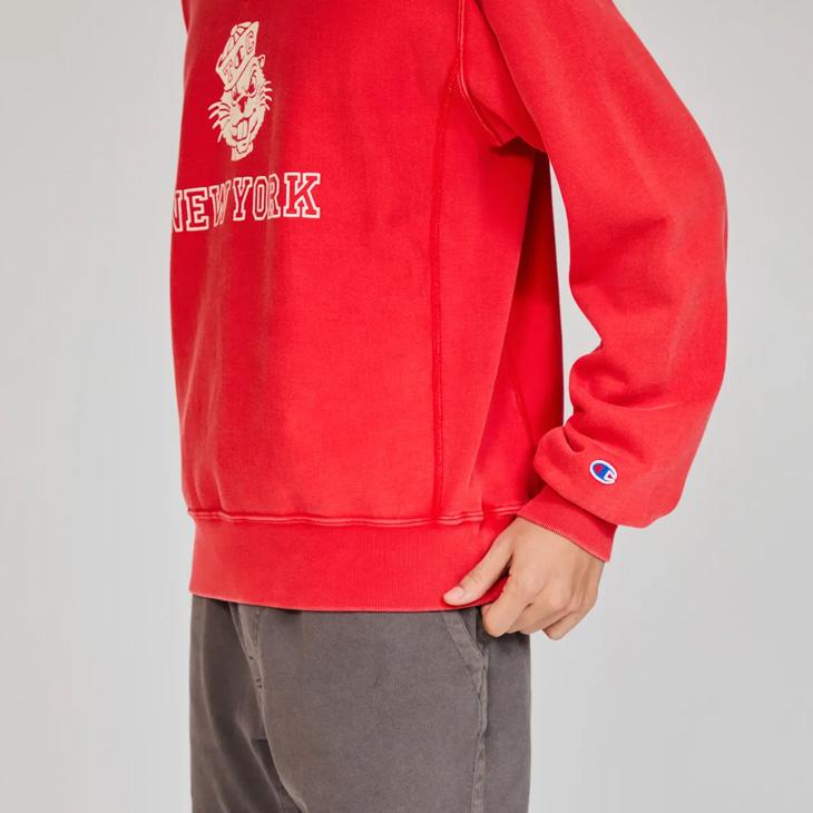 ヴィンテージ　Champion レッド スウェットシャツ Mサイズ Champion（チャンピオン） スウェットシャツ メンズ リバースウィーブ