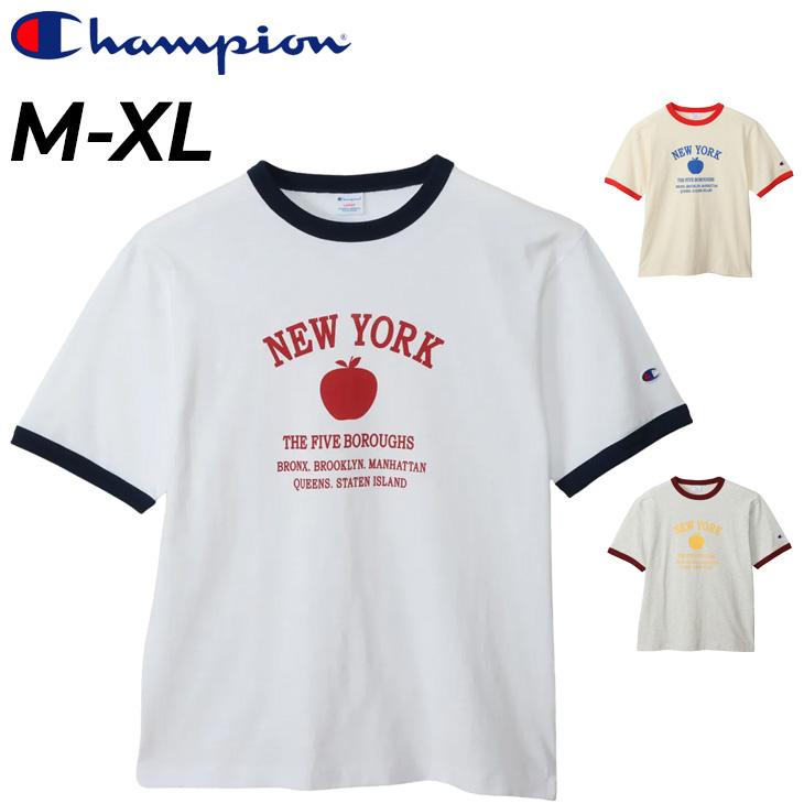 Champion チャンピオン 半袖 Tシャツ メンズ リンガーTシャツ