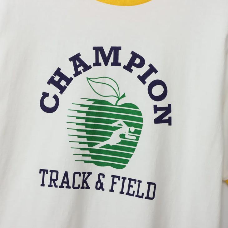 トップス Champion Vintage linger Tee Champion（チャンピオン） 半袖 Tシャツ メンズ リンガーTシャツ