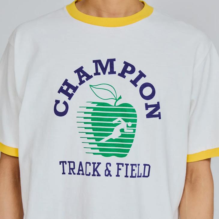 Champion（チャンピオン） 半袖 Tシャツ メンズ リンガーTシャツ