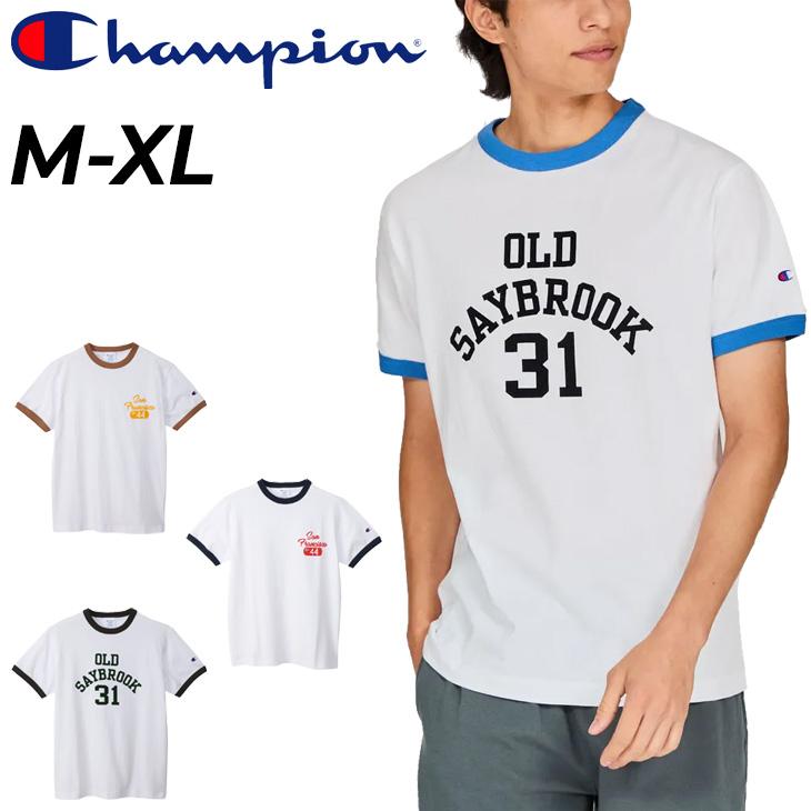 Champion（チャンピオン） 半袖 Tシャツ メンズ リンガーTシャツ