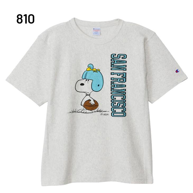 Champion チャンピオン スヌーピーコラボ 半袖Tシャツ メンズ