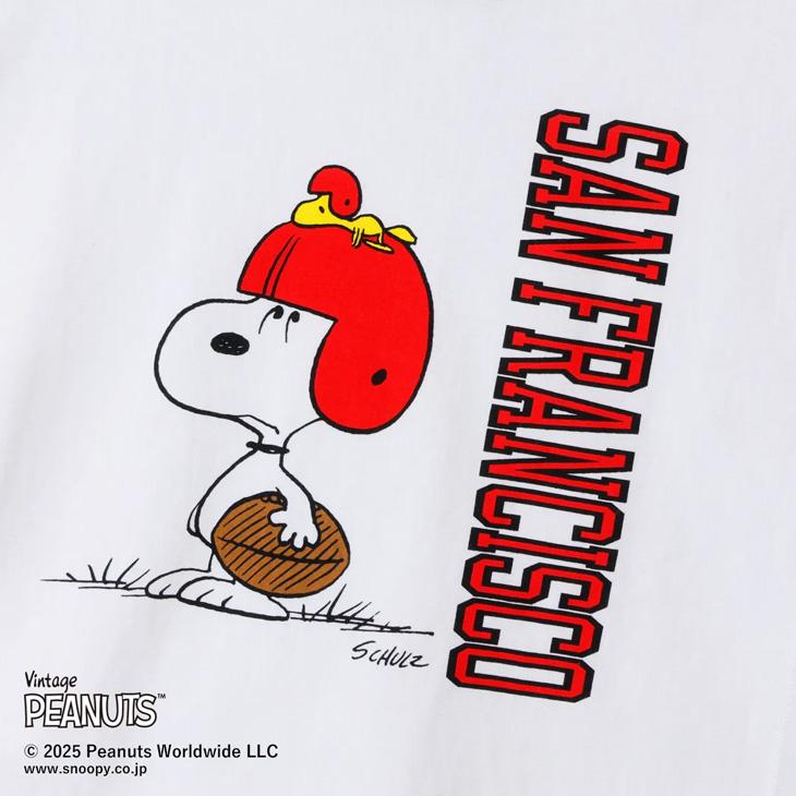 チャンピオン　リバースウィーブ　トリコ スヌーピー リバースウィーブ(R) クルーネックスウェットシャツ MADE IN USA
