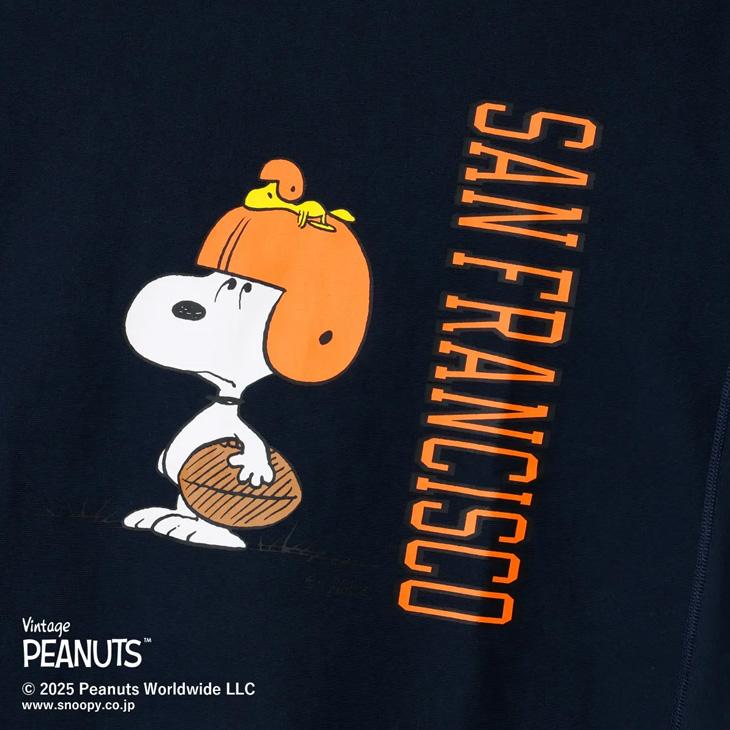 チャンピオン　リバースウィーブ　トリコ スヌーピー リバースウィーブ(R) クルーネックスウェットシャツ MADE IN USA