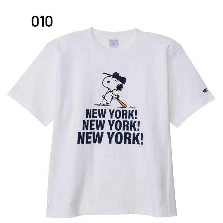 Champion チャンピオン スヌーピーコラボ 半袖Tシャツ メンズ