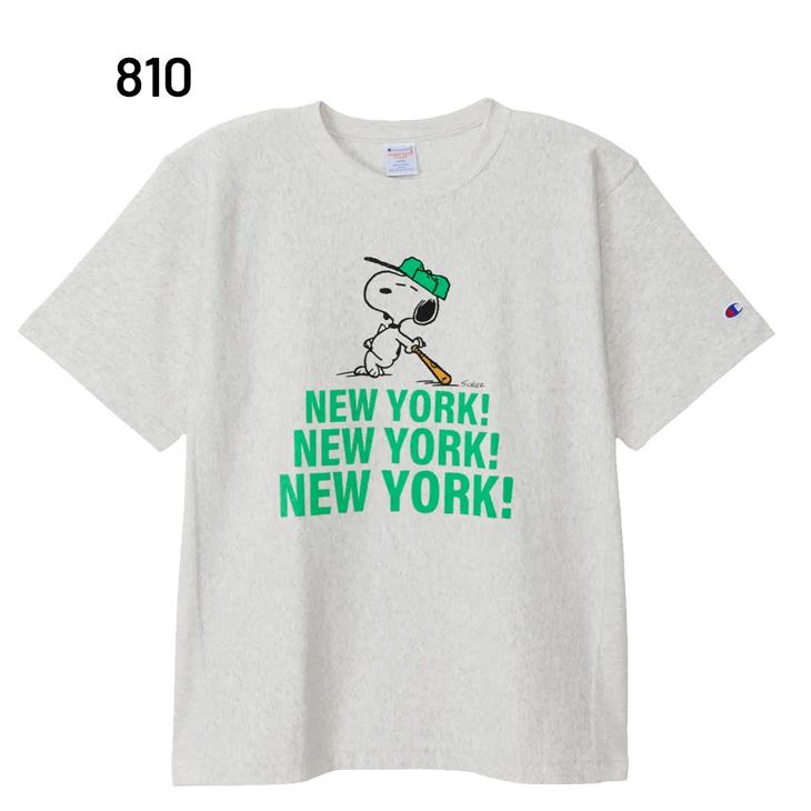 Champion（チャンピオン） スヌーピーコラボ 半袖Tシャツ メンズ ユニ