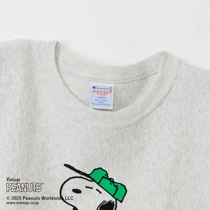 Champion（チャンピオン） スヌーピーコラボ 半袖Tシャツ メンズ ユニ