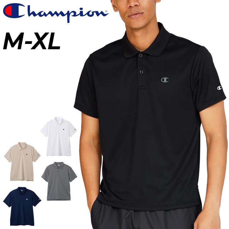 Champion（チャンピオン） 半袖 ポロシャツ メンズ 薄手 半袖シャツ