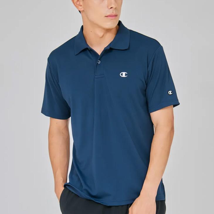 Champion（チャンピオン） 半袖 ポロシャツ メンズ トレーニング