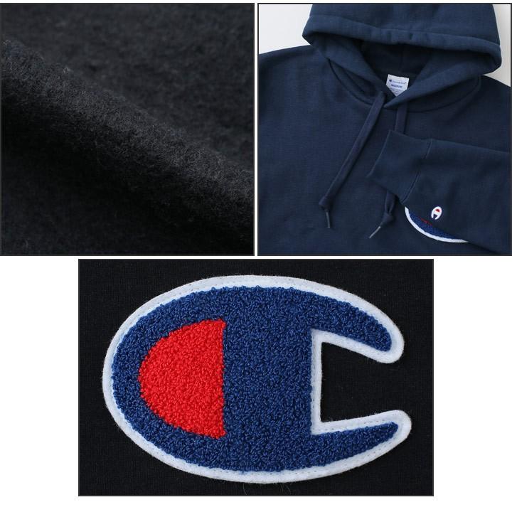 XL新品Championチャンピオンサガラ刺繍プルオーバーパーカー起毛スウェット スウェット パーカー メンズ champion チャンピオン プルオーバー 男性