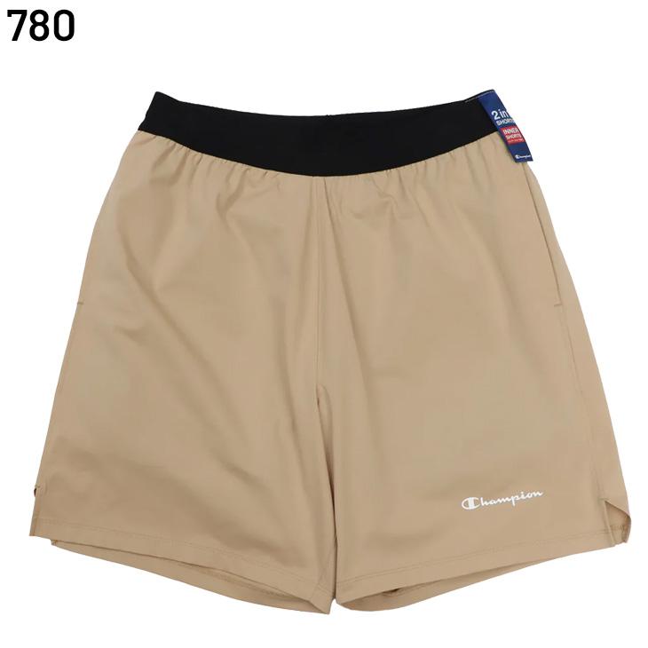 早稲田大学体育会バスケ部遠征用Champion ショートパンツ ベージュ Wロゴ Champion（チャンピオン） ショートパンツ メンズ インナーショーツ 一