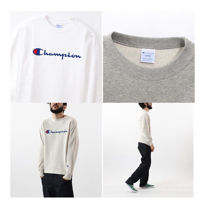 Champion スウェットシャツ メンズ 裏毛 長袖 champion