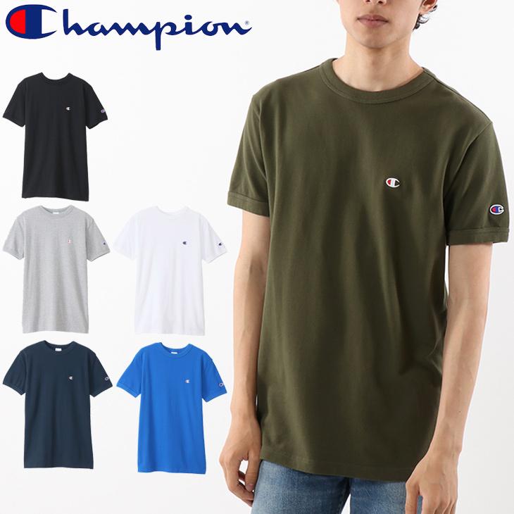 半袖tシャツ メンズ Champion チャンピオン Short Sleeve T Shirts スポーツウェア カジュアル ベーシック 男性 クルーネック ロゴ刺繍 半袖シャツ C3 T304 C3 T304 World Wide Market 通販 Yahoo ショッピング
