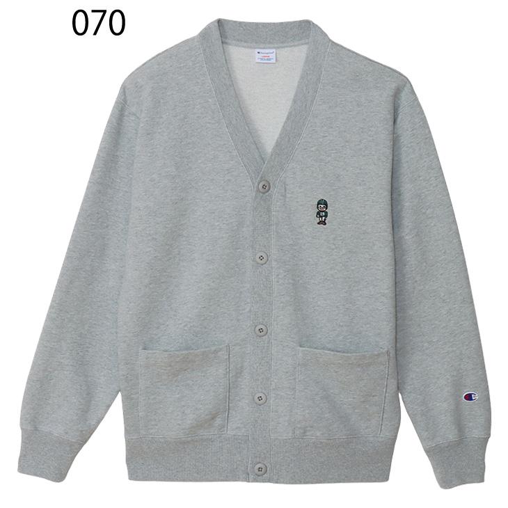 Champion チャンピオン カーディガン スウェット メンズ Vネック