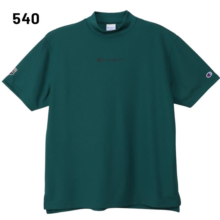 CHAMPION 速乾 半袖 モックネックシャツ Champion チャンピオン 半袖 モックネックシャツ メンズ ゴルフ