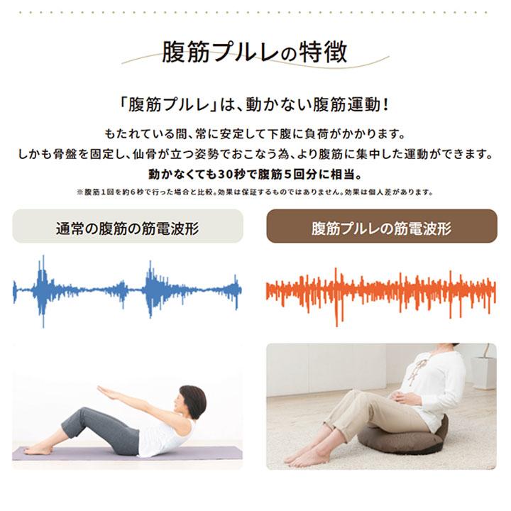 エクササイズ用品 座椅子 MIZUNO ミズノ 腹筋プルレ 55×45×19cm