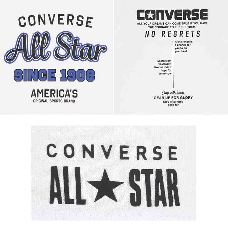 コンバース 半袖 Tシャツ メンズ CONVERSE プリントT バスケットボール スポーツウェア 吸汗速乾 男性 男子 トップス バスケシャツ トレーニング /CB241357｜w-w-m｜10