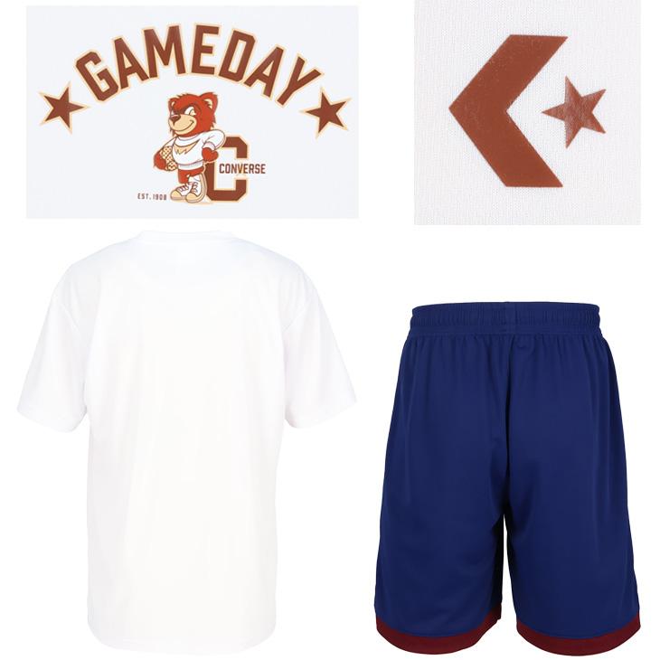 CONVERSE コンバース 半袖Tシャツ ハーフパンツ メンズ 上下