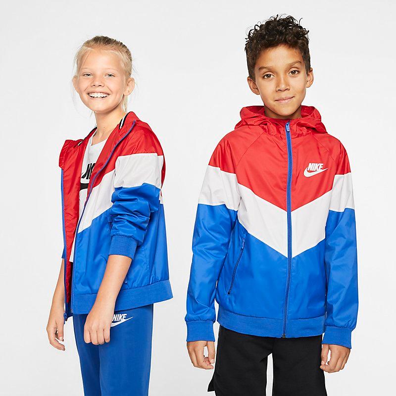 ウィンドブレーカー キッズ アウター 男の子 女の子 子供服 Nike ナイキ ジュニア Yth ウィンドランナー Gx フーディジャケット Cj6722 657 Apaproduction Fr