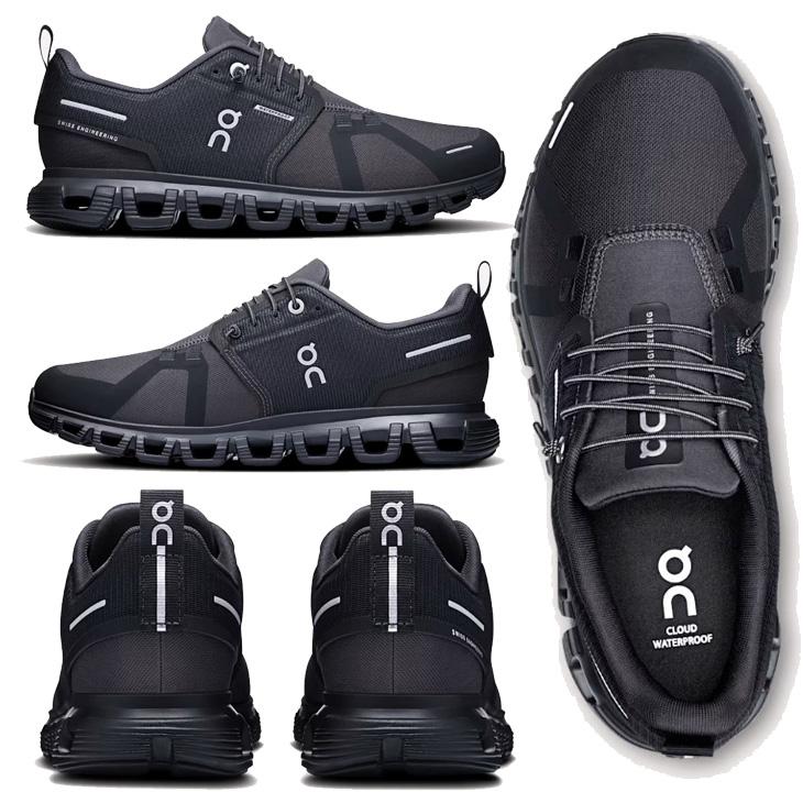 On スニーカー ブラック　ウォータープルーフ　防水 f515b697af33a879705bceb0426068
