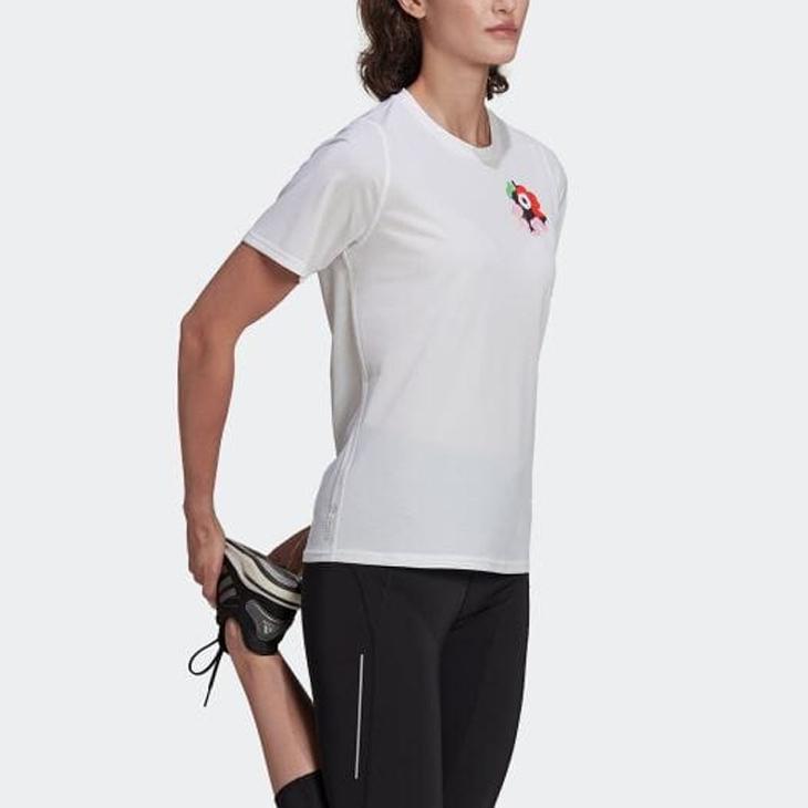 adidas（アディダス） ランニングシャツ 半袖 Tシャツ レディース