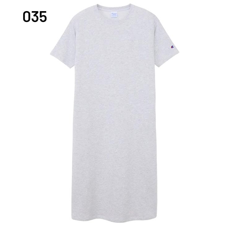 Champion（チャンピオン） 半袖 スウェットワンピース レディース 膝下