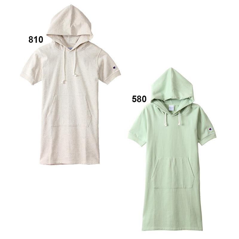 スウェット ワンピース 半袖 レディース Champion チャンピオン S Sパーカー プルオーバー チュニック スポーツ Cw K106 Cw K106 World Wide Market 通販 Yahoo ショッピング