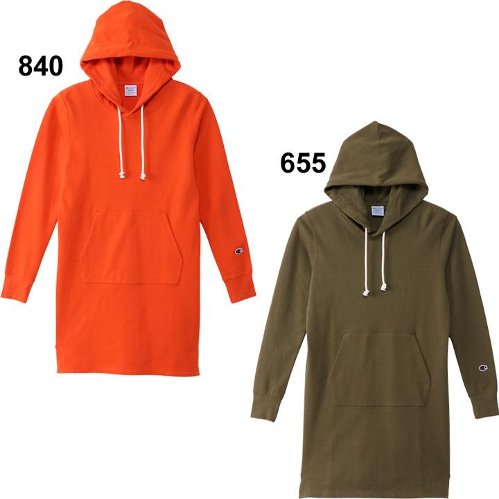 Champion　フード裏毛スウェットワンピース Champion（チャンピオン）の「【Champion/チャンピオン】フード