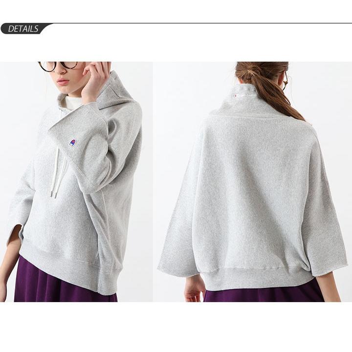 スウェットシャツ ハイネック レディース Champion チャンピオン リバースウィーブ 11 5oz オンス 青タグ 女性 裏起毛 スエット プルオーバー Cw Q010 Cw Q010 World Wide Market 通販 Yahoo ショッピング