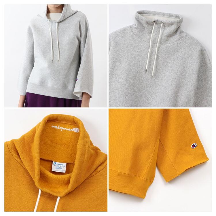 スウェットシャツ ハイネック レディース Champion チャンピオン リバースウィーブ 11 5oz オンス 青タグ 女性 裏起毛 スエット プルオーバー Cw Q010 Cw Q010 World Wide Market 通販 Yahoo ショッピング