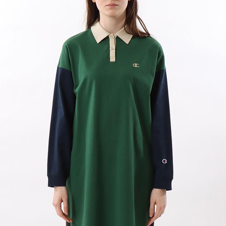 Champion ポロワンピース レディース チャンピオン カジュアル