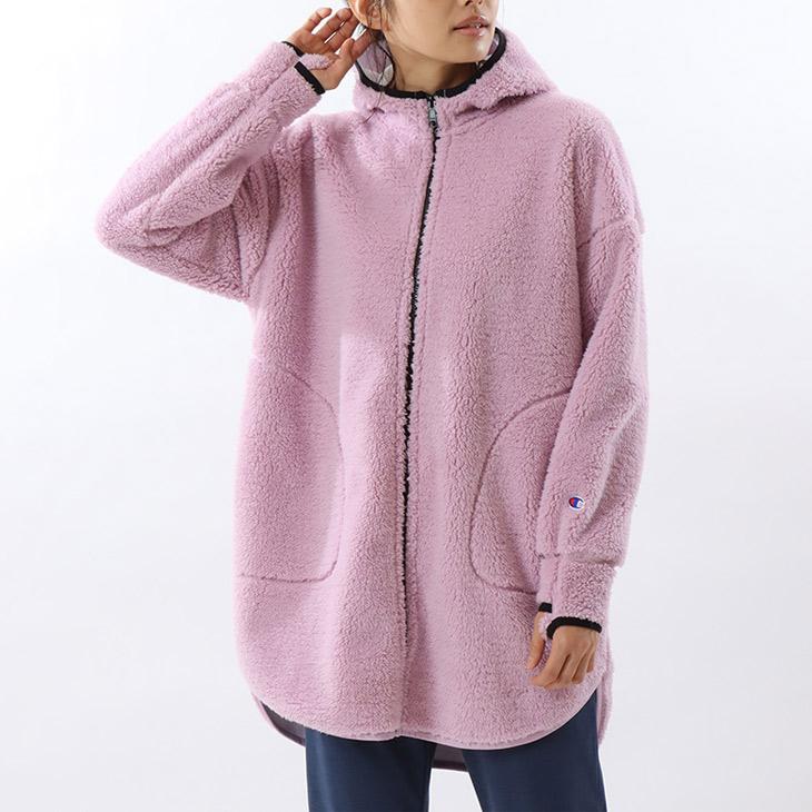 Champion - 新品L チャンピオン ゴルフ  ボアジャケット フルジップ レディース Champion チャンピオン ボアジャケット レディース ブランド