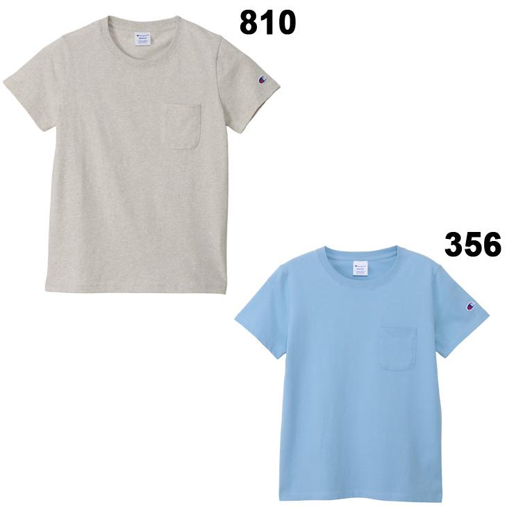 Champion（チャンピオン） 半袖 Tシャツ レディース ポケットT 無地