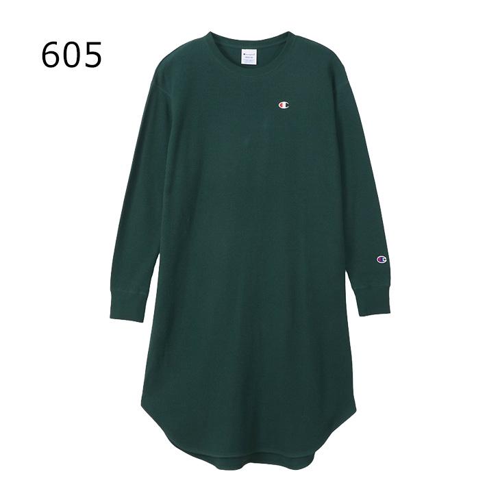 Champion（チャンピオン） レディース ワンピース ワッフル 長袖