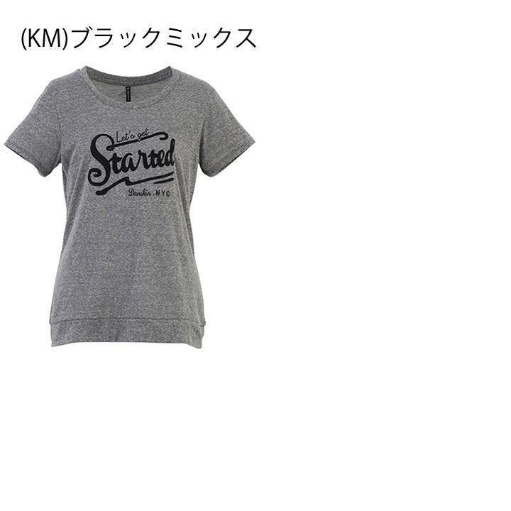 メール便対応/ダンスキン DANSKIN レディース Tシャツ 半袖シャツ ヨガ フィットネスウェア ダンス トレーニング 婦人・女性用 モノトーン/DB76157｜w-w-m｜03