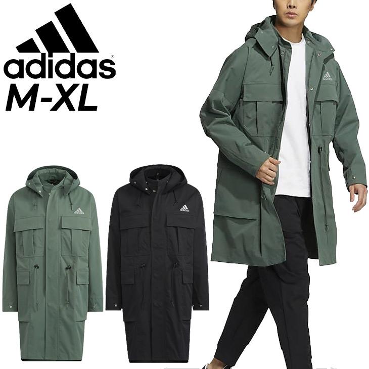 adidas ロングコート メンズ アウター アディダス ツイルコート adidas ロングコート メンズ アウター アディダス ツイルコート